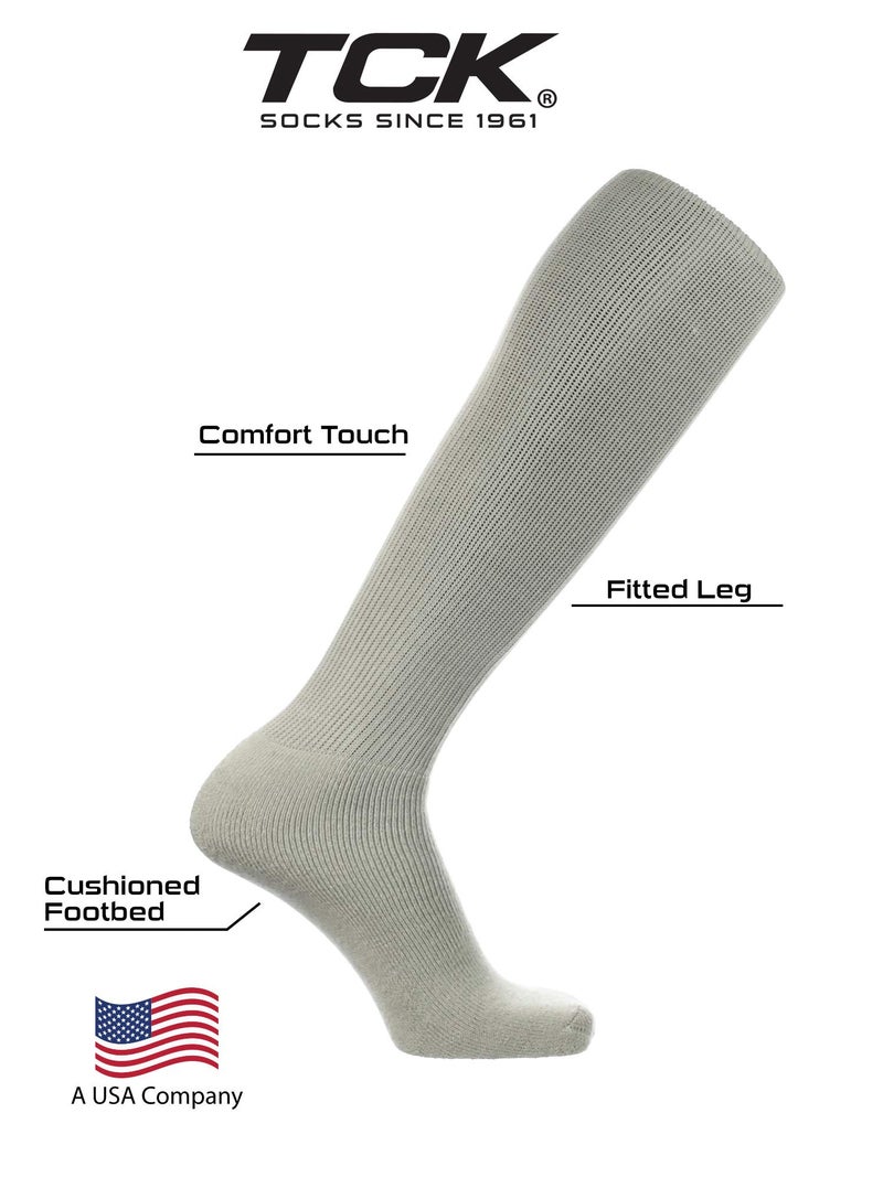TCK All Sport Tube Socks for Baseball, Football, Soccer, Volleyball & More â€“ Moisture Wicking Over the Calf Athletic Sock - Image 3